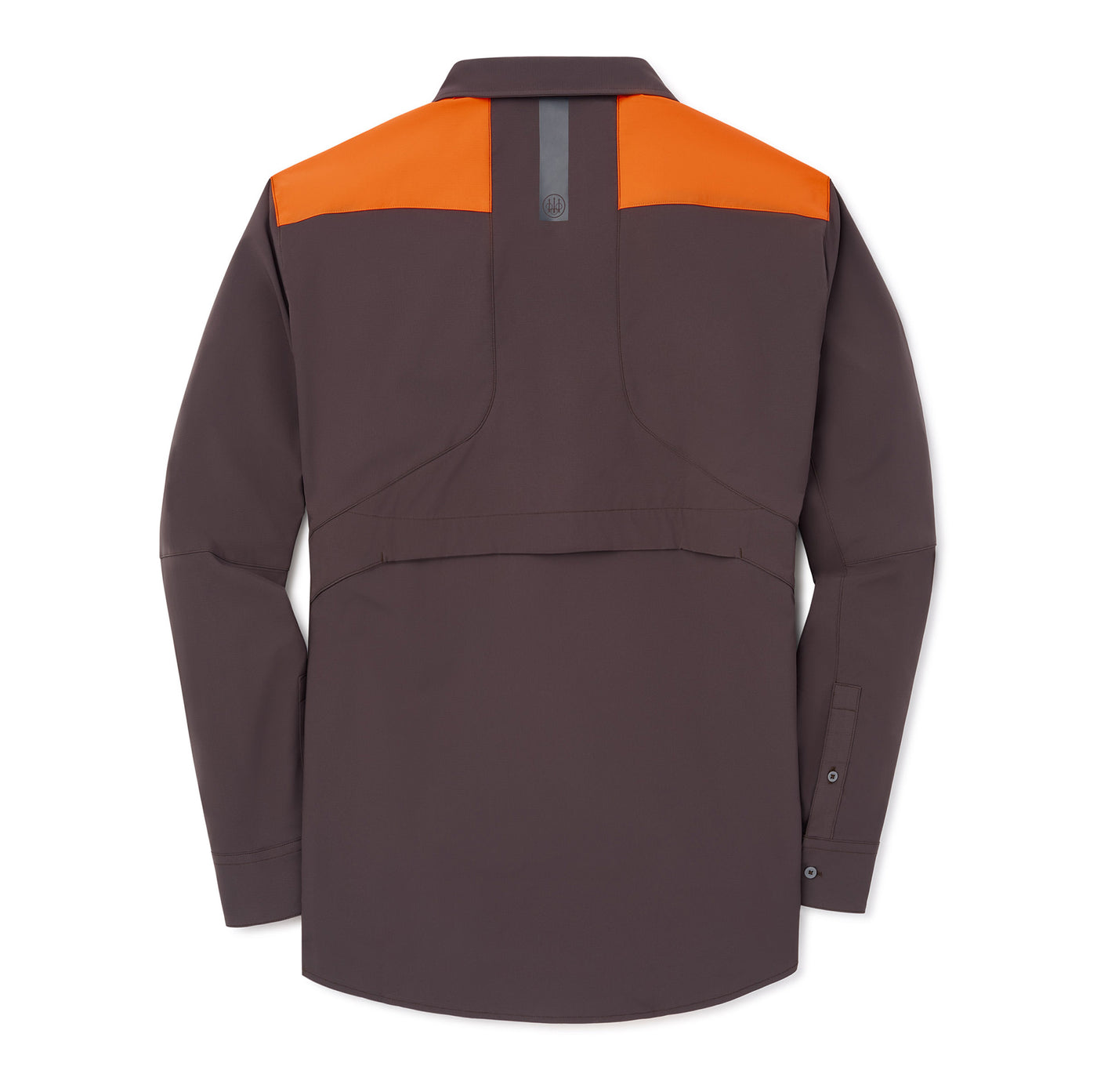 Beretta Ozark Tech Shirt - Brown Bark & Orange
