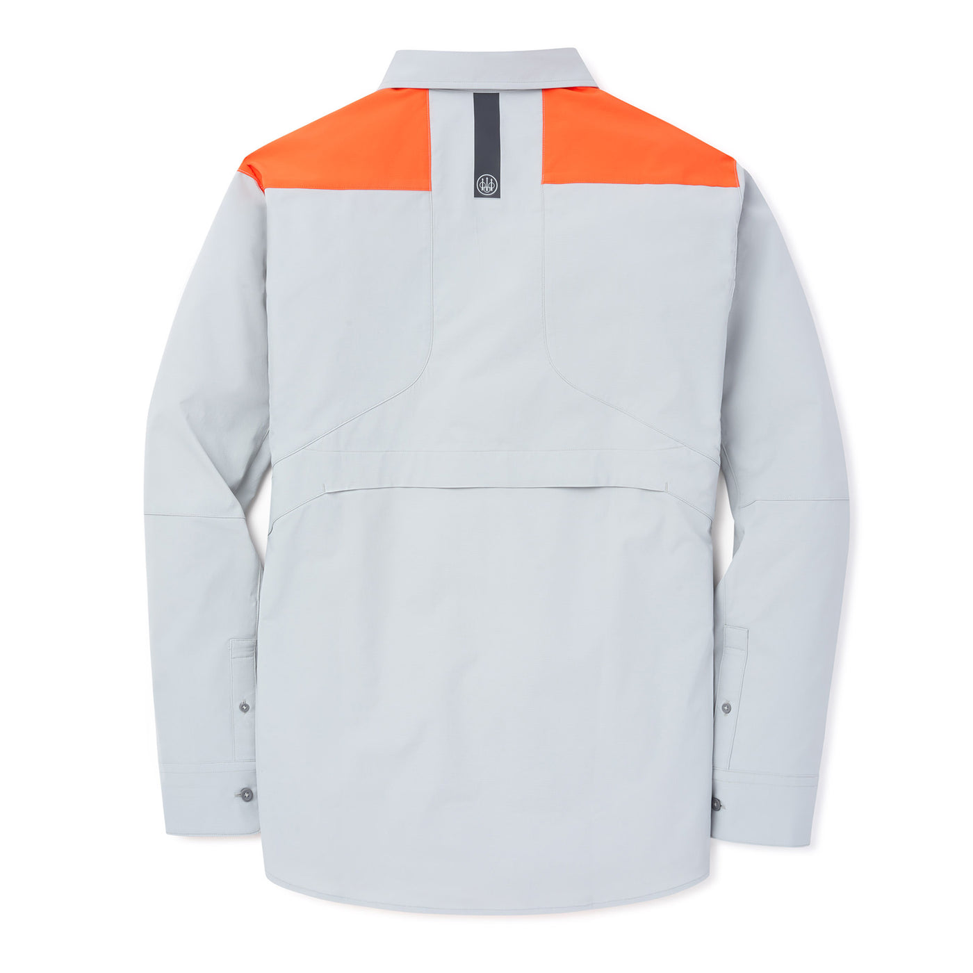 Beretta Ozark Tech Shirt - Lite Grey & Blaze Orange