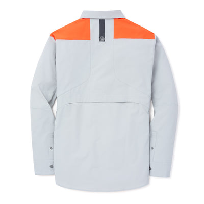 Beretta Ozark Tech Shirt - Lite Grey & Blaze Orange