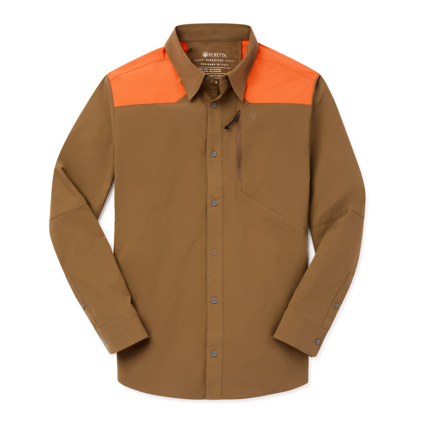 Beretta Ozark Tech Shirt - Otter & Orange