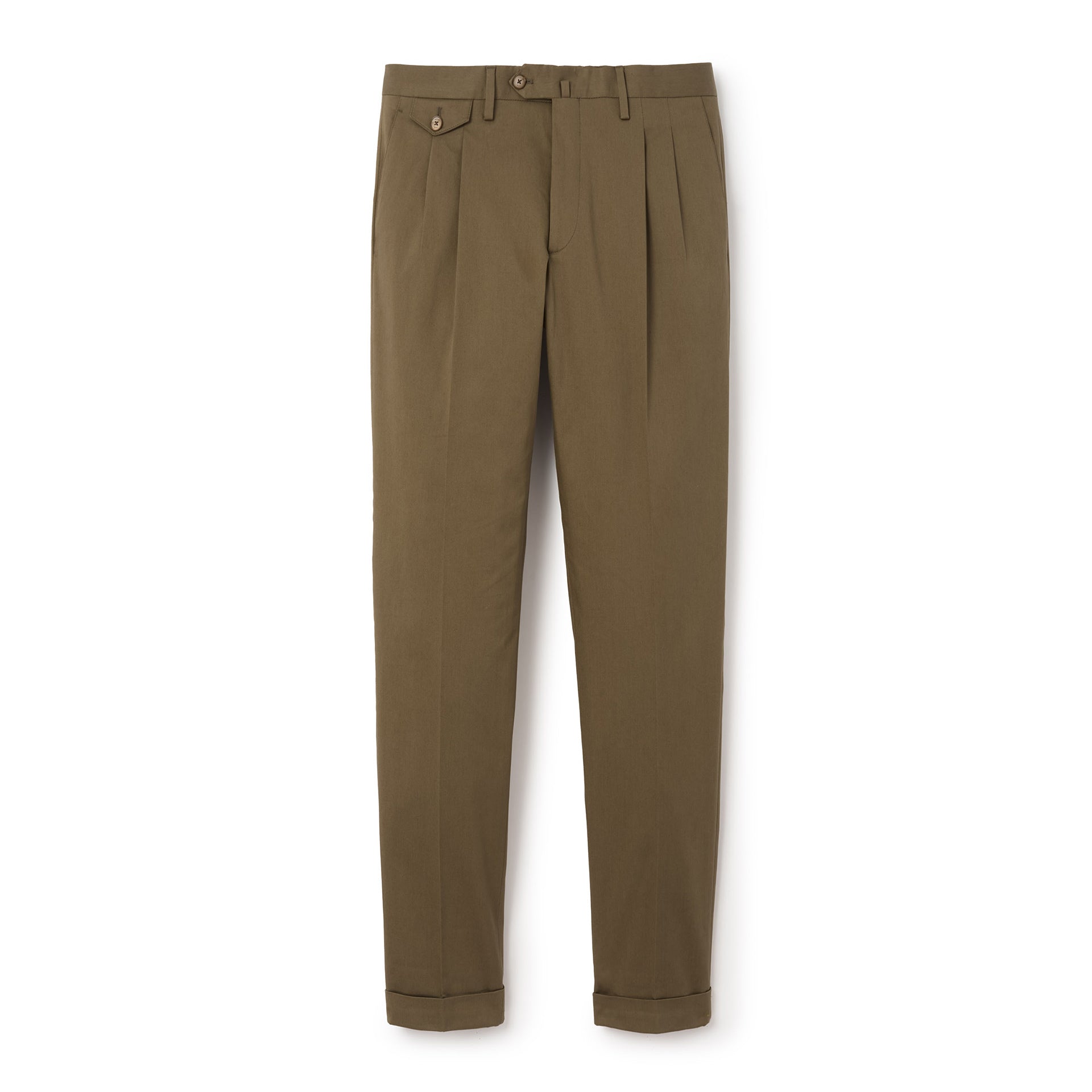 Briglia Double Pleated Trouser - Earthen For Sale. #118770