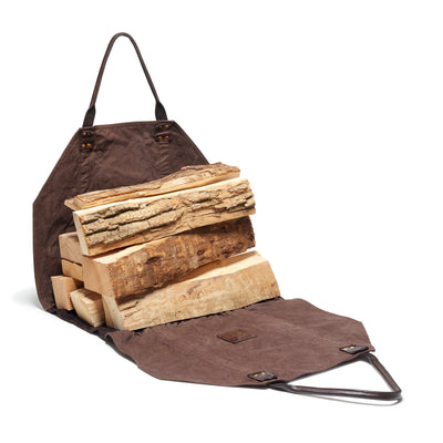 Firewood Holder - Dark Brown