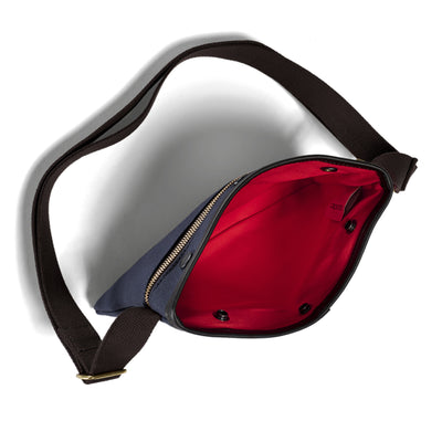 British Twill Sacocht Bag - Navy