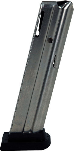 A 15-round capacity blued steel magazine for Beretta M9-22 or M9A1-22 tactical training pistols.