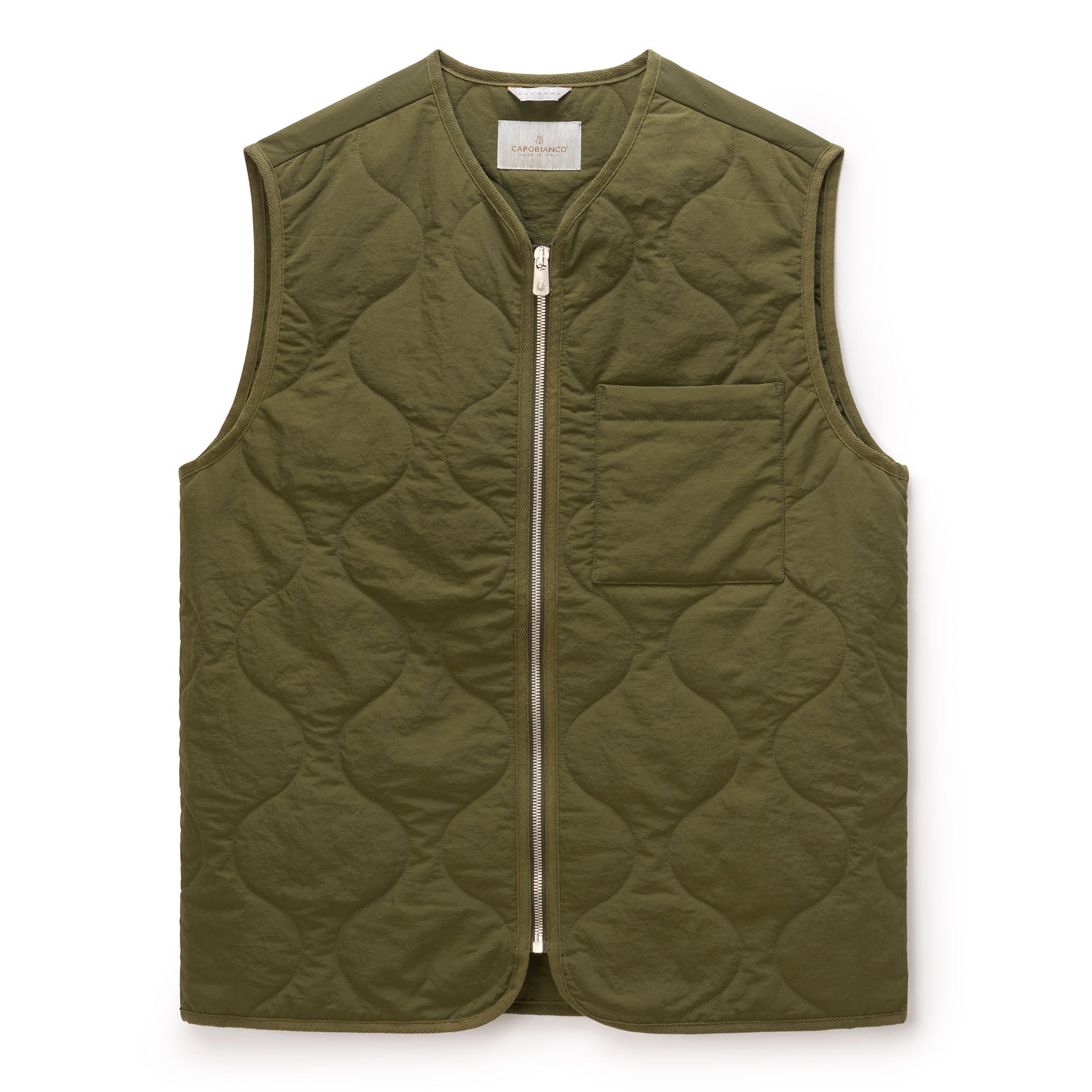 Recycled Nylon Vest - Green