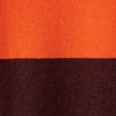 Women's Cashmere Color Block Sweater - Malt