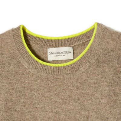Color Block Cashmere Sweater 