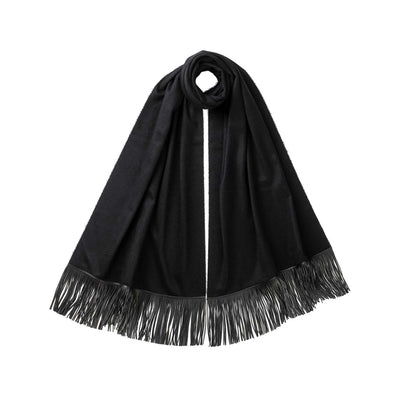 black cashmere stole