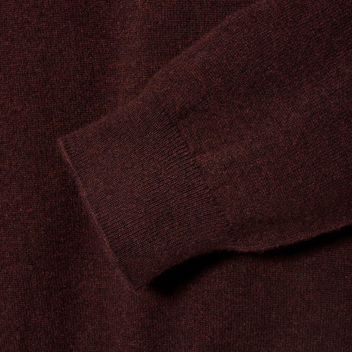 Quarter Zip Cashmere Sweater - Malt