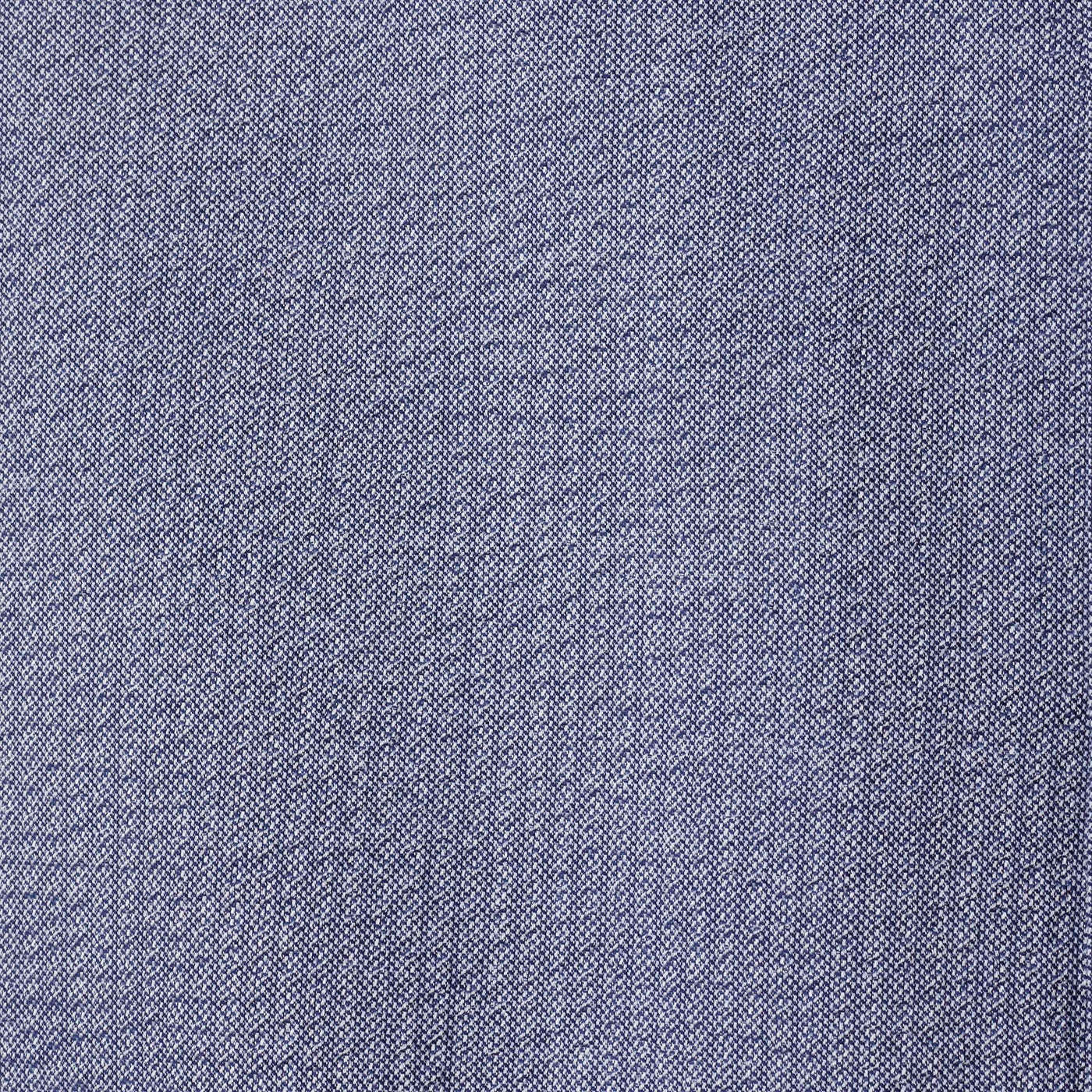 Cotton Stripe Short Sleeve Shirt - Grey Whale Blue