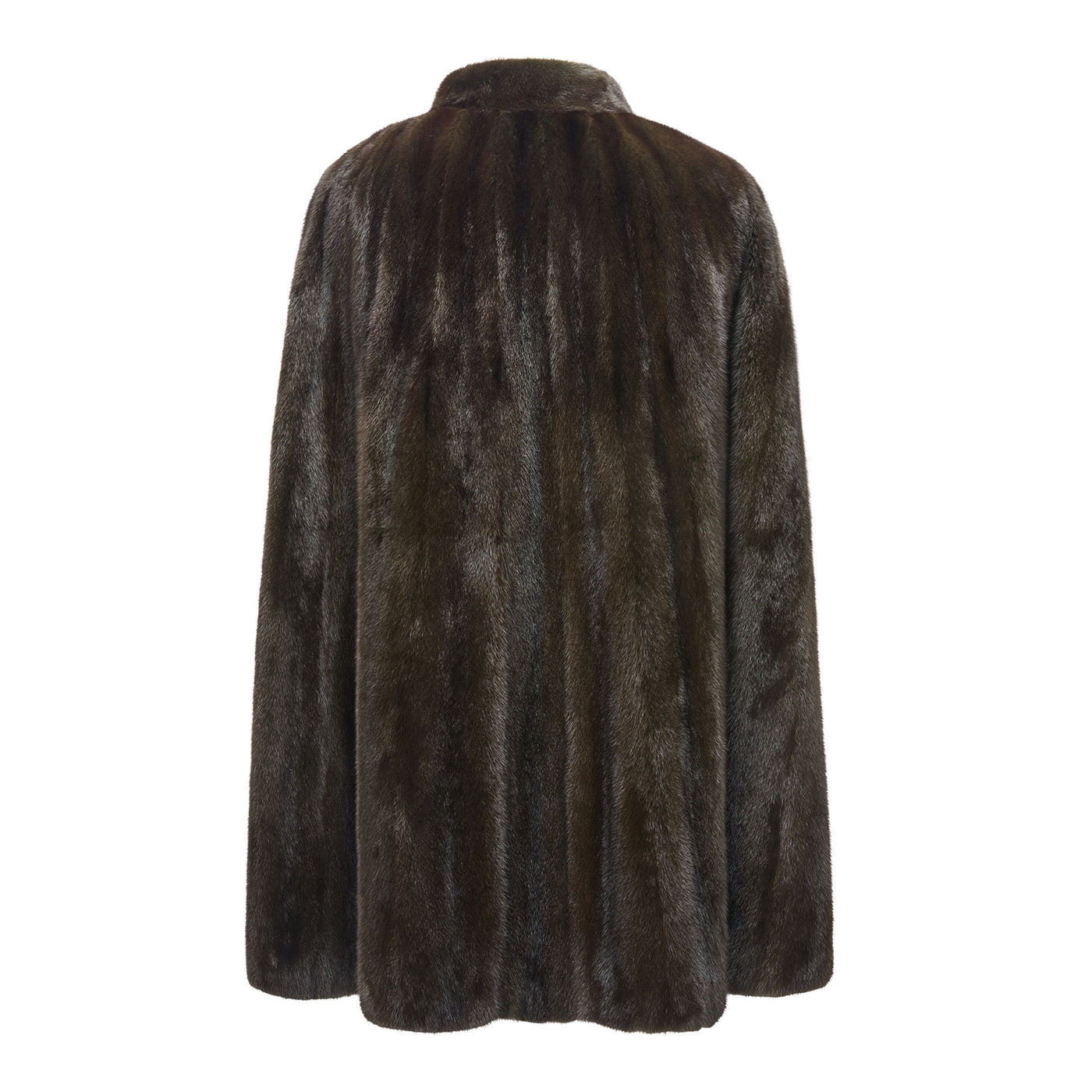 Women’s Dark Brown Mink Fur Cape