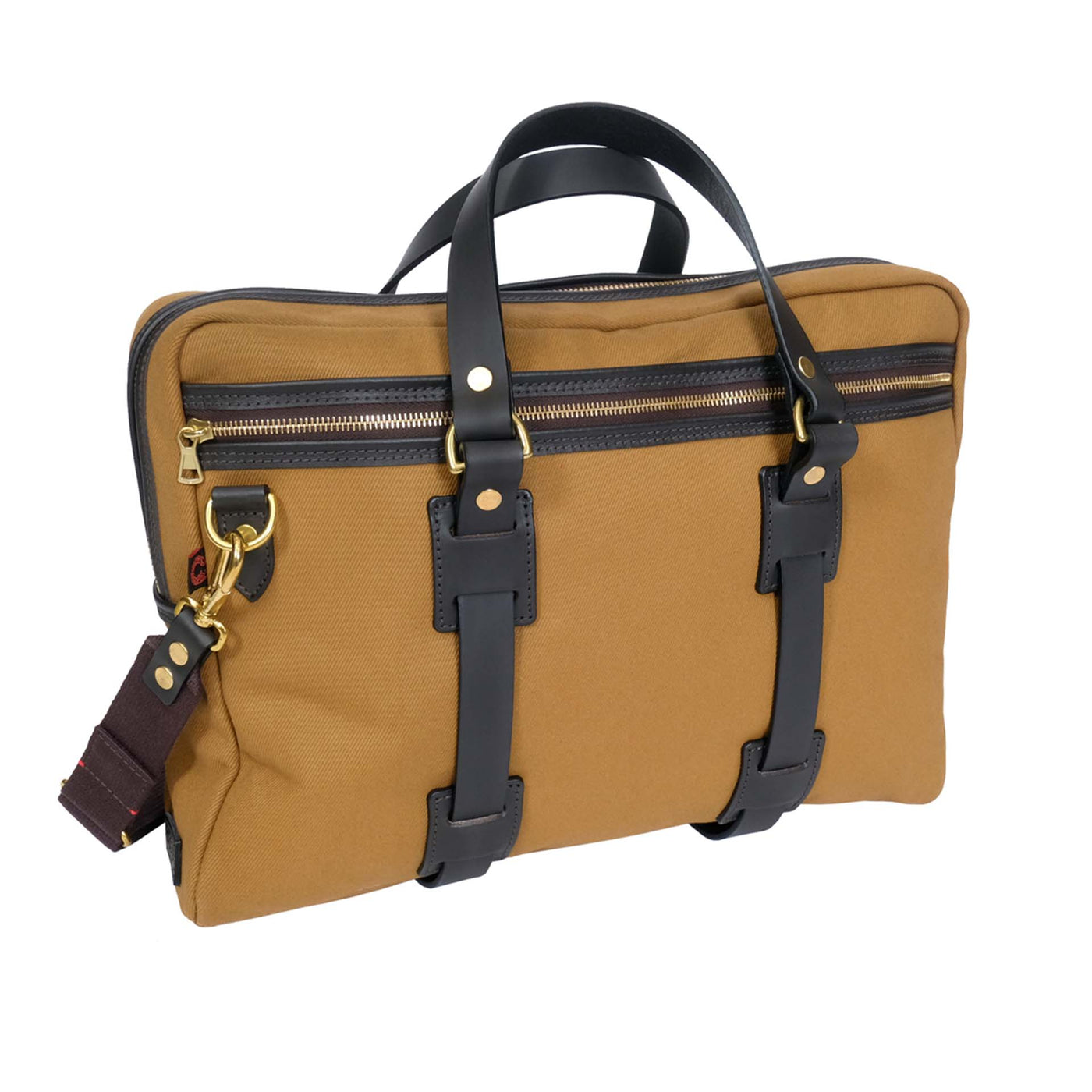 British Twill Laptop Bag - Tan