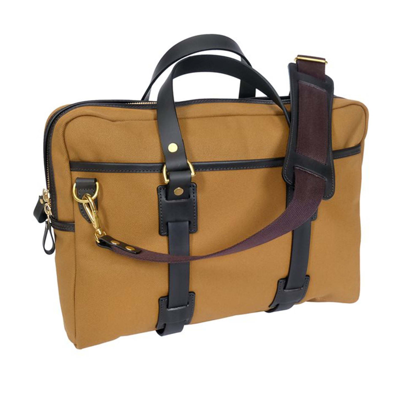 British Twill Laptop Bag - Tan