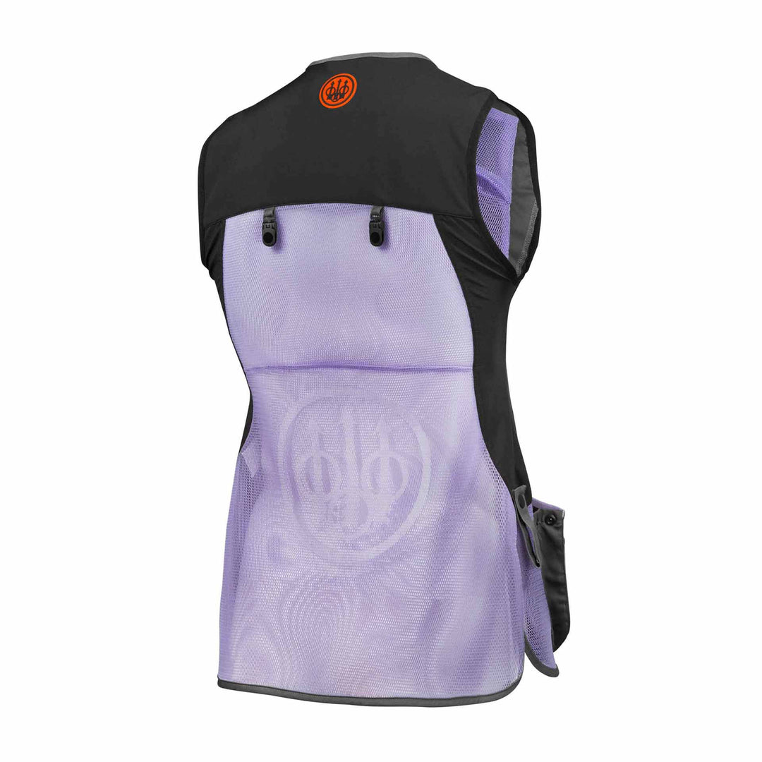 Womens Silver Pigeon EVO Shooting Vest in Grey Lavender