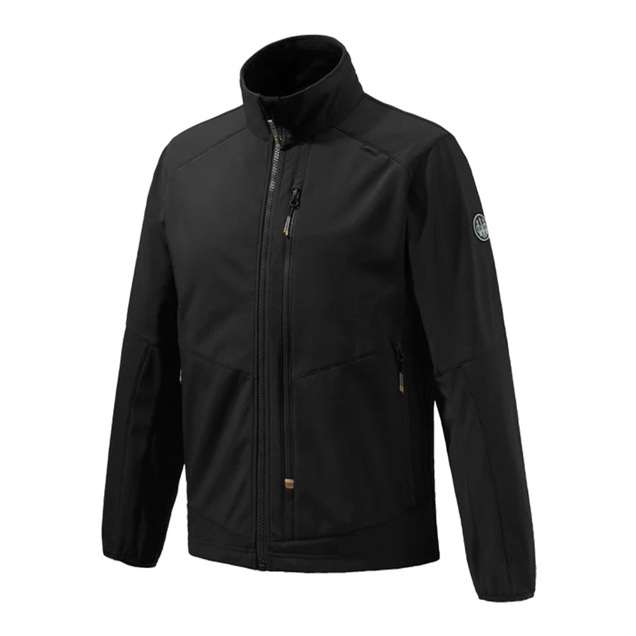 Butte Softshell Jacket in black wind resistant hunting jacket Beretta
