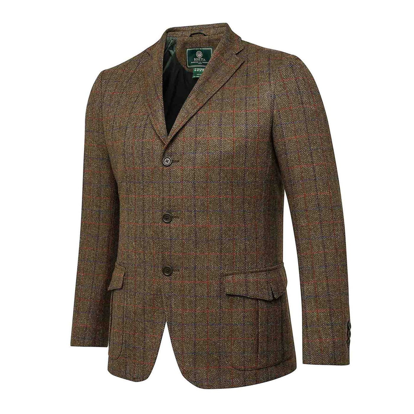 St James Jacket - Green Blue Checked