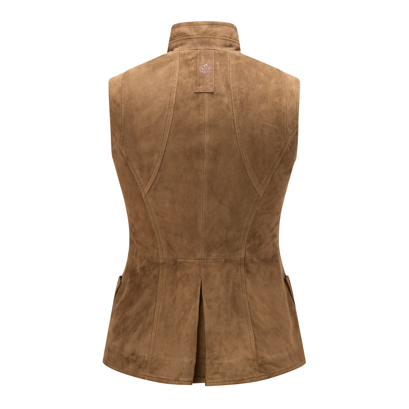 Women's Waidegg Lamb Velour Gilet – Earth