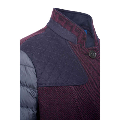Forchtenstein Wool Quilted Jacket - Aubergin