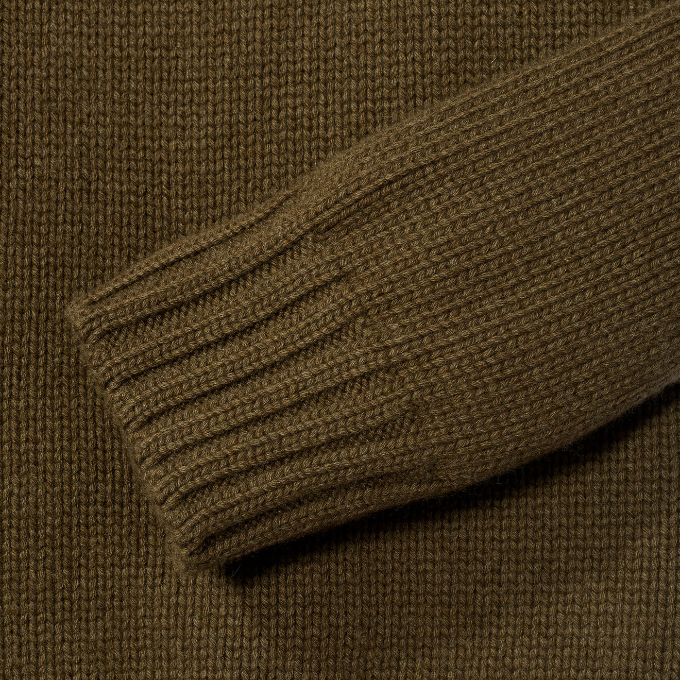 Oversized Roll Neck Sweater - Olive