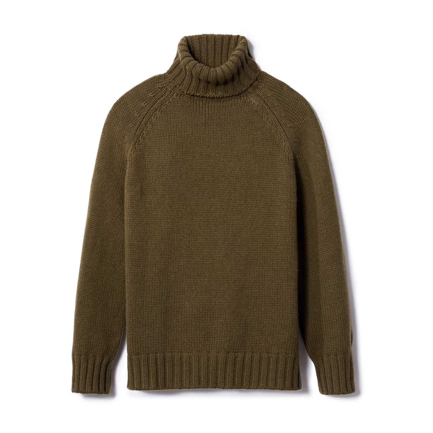 Oversized Roll Neck Sweater - Olive