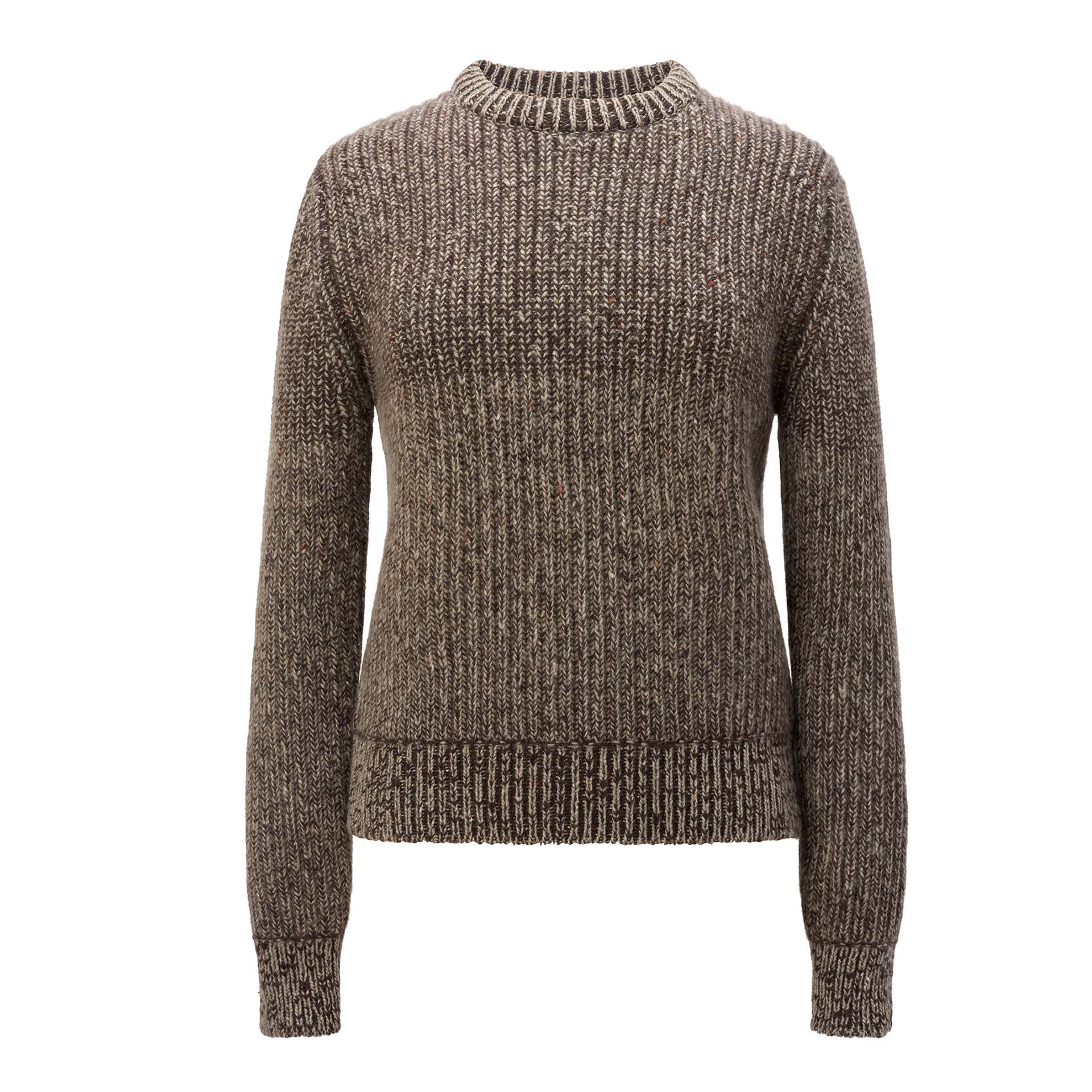 Women's Cashmere Donegal Round Neck - Peregrin