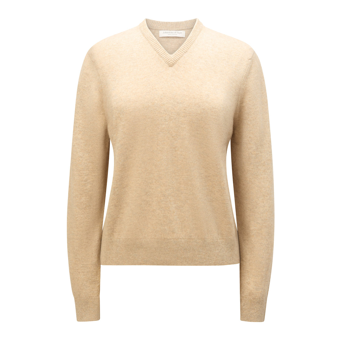 naa.　johnstons of Elgin Johnstons of Elgin Donegal Cashmere Cable Knit Sweater - Light