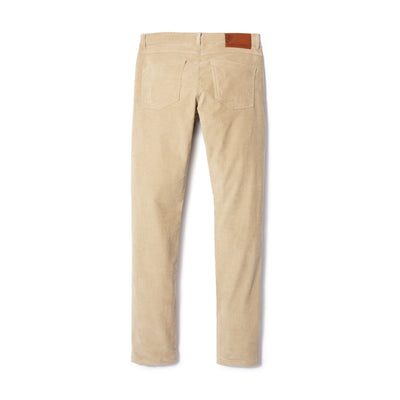 Slim Stretch Cotton Corduroy Five Pocket Pants - Beige