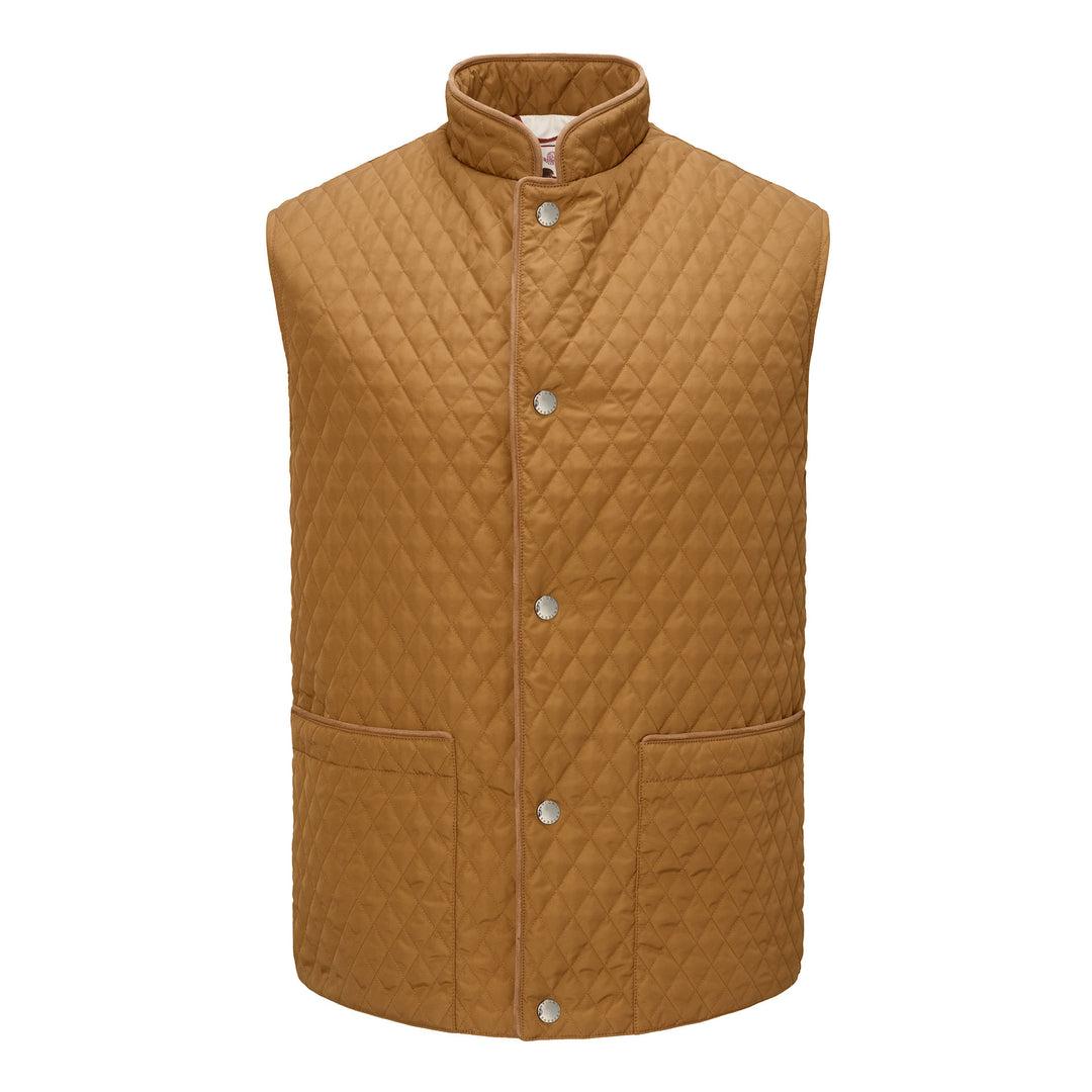 Pull Luciano Barbera 1/4 Zip En Cachemire Marron – Taille M, Neuf Avec étiquette