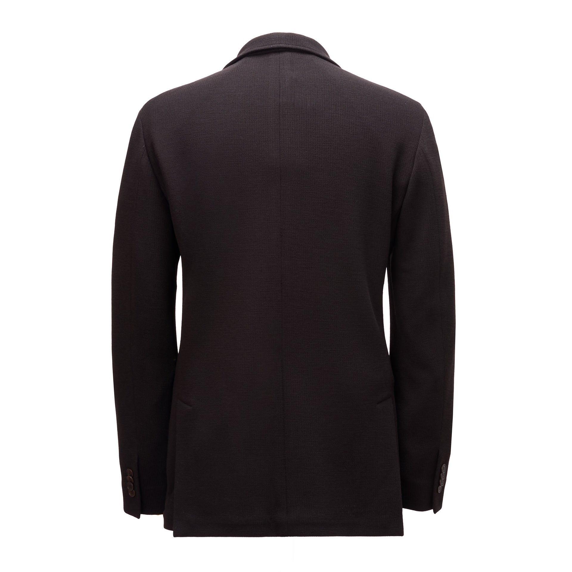 Luciano Barbera Single Breasted Sartorial Jacket – Brown Birdseye
