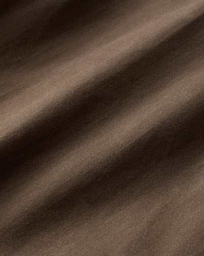 Cotton Twill Flat Front Trouse - Dark Green