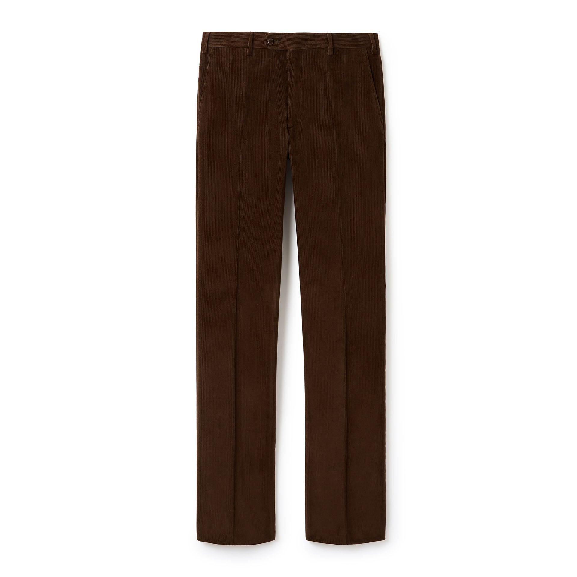 Brown pants on a white background