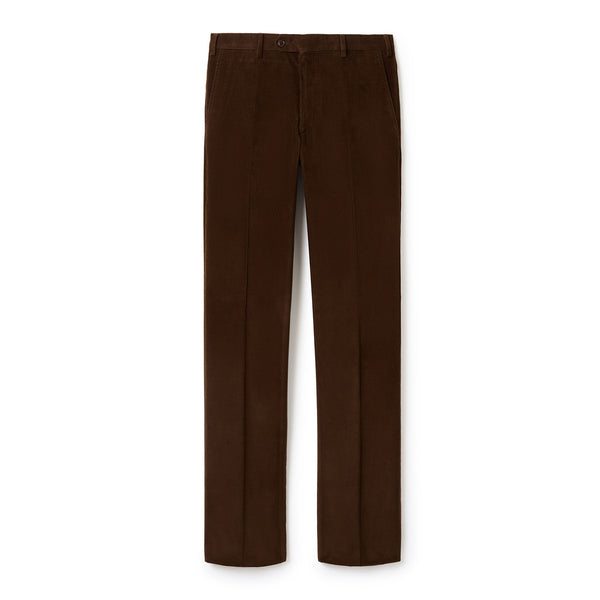 Brown pants on a white background