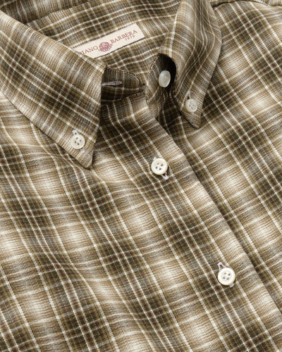 Women’s Cotton Fancy Check Shirt - Green Multi