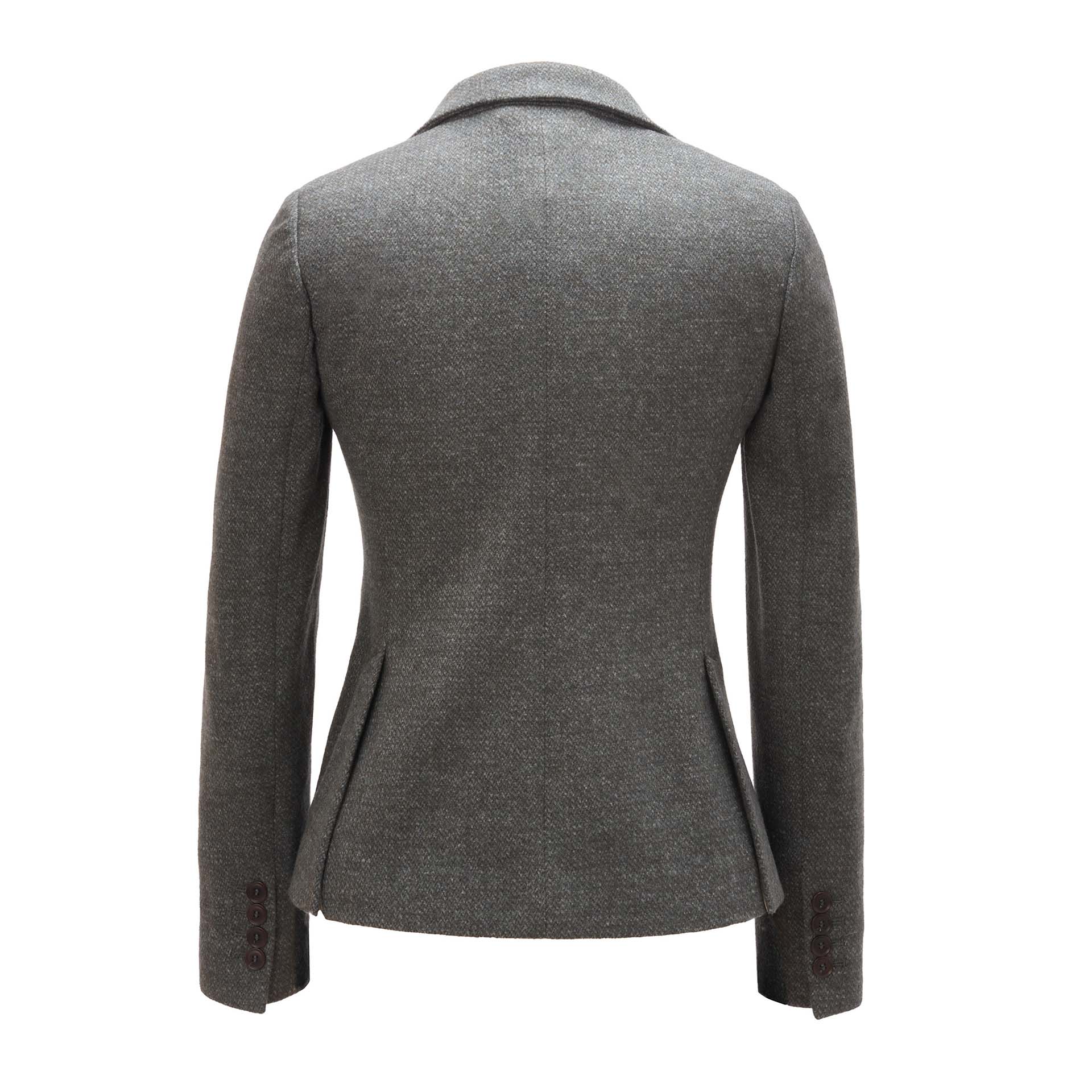 Luciano Barbera Women's One Button Notch Lapel Jacket - Green