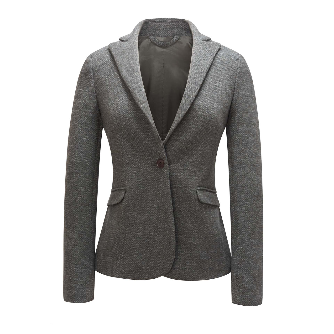 Gray blazer on a white background