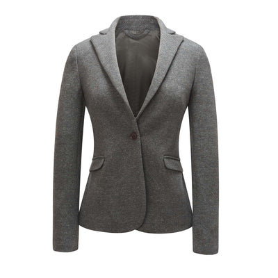 Gray blazer on a white background