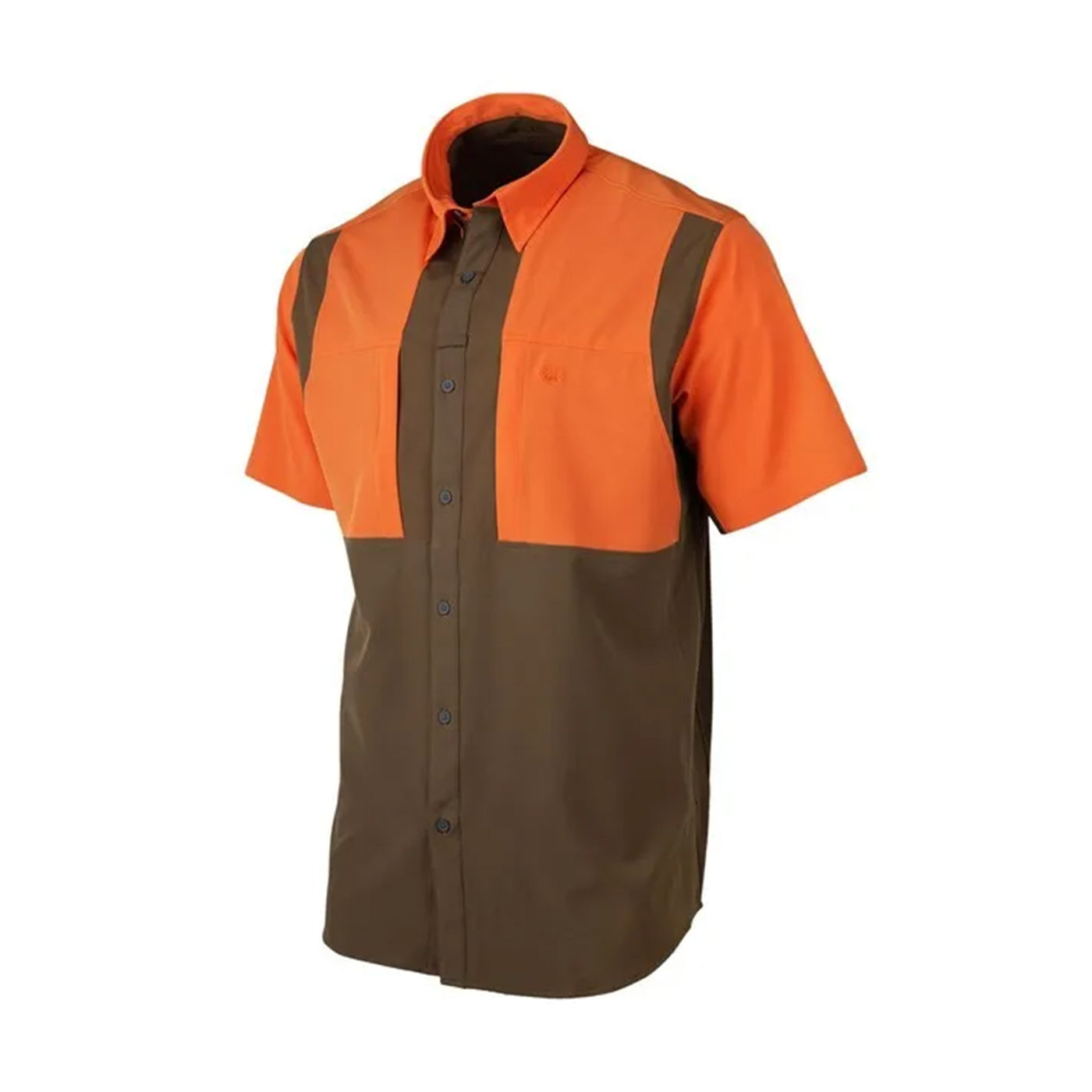 Tkad Flex Short Sleeve Shirt - Brown Orange