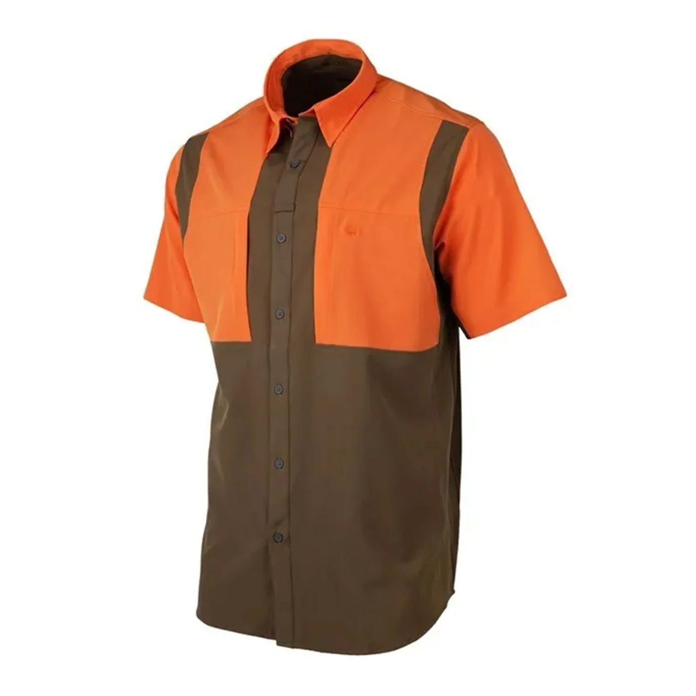 TKAD Flex Short Sleeve Shirt - Brown Orange