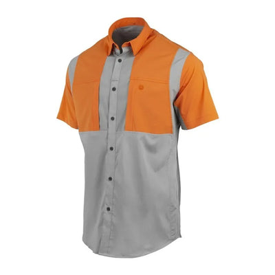 Tkad Flex Short Sleeve Shirt - Grey Orange