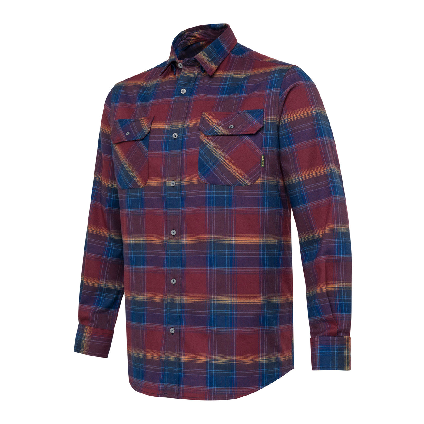 Cadet Flannel Shirt - Burgundy