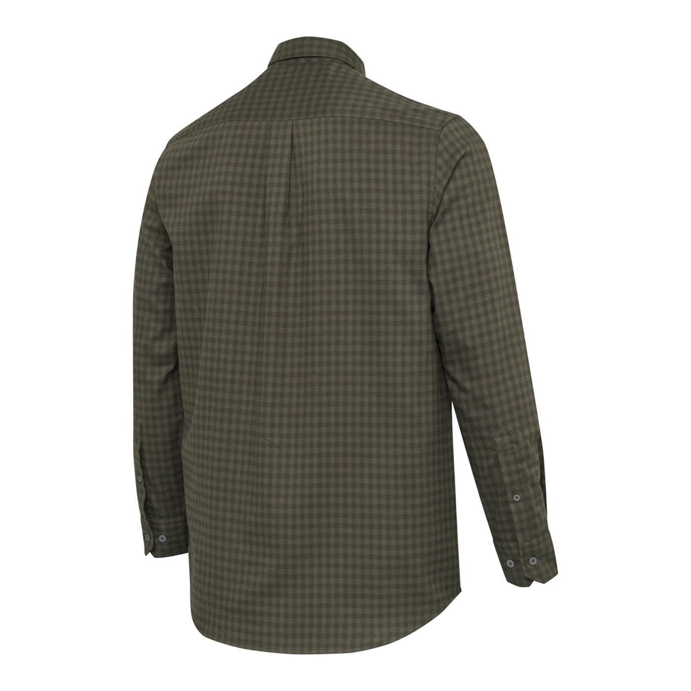 Cadet Flannel Shirt - Green & Brown Check