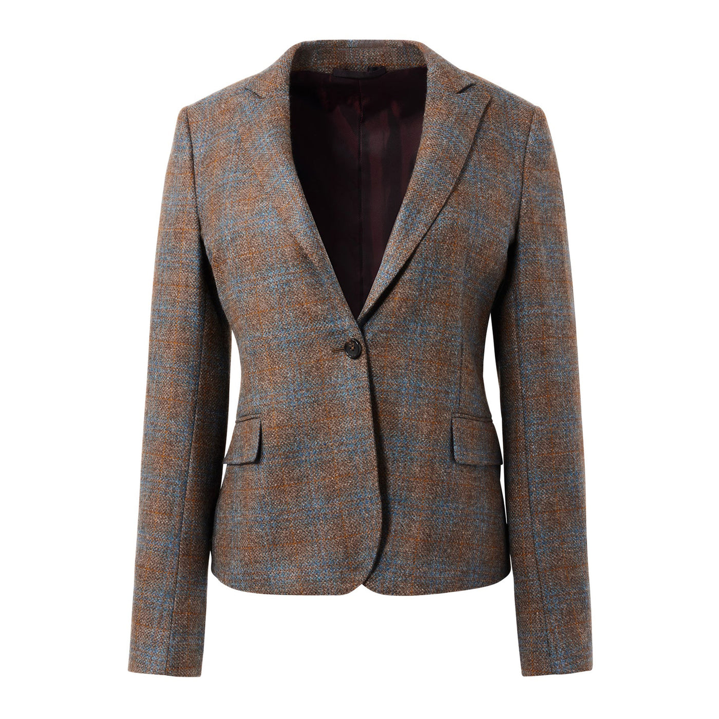 Women's One Button Peaked Lapel Riding