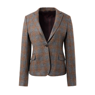 Women's One Button Peaked Lapel Riding