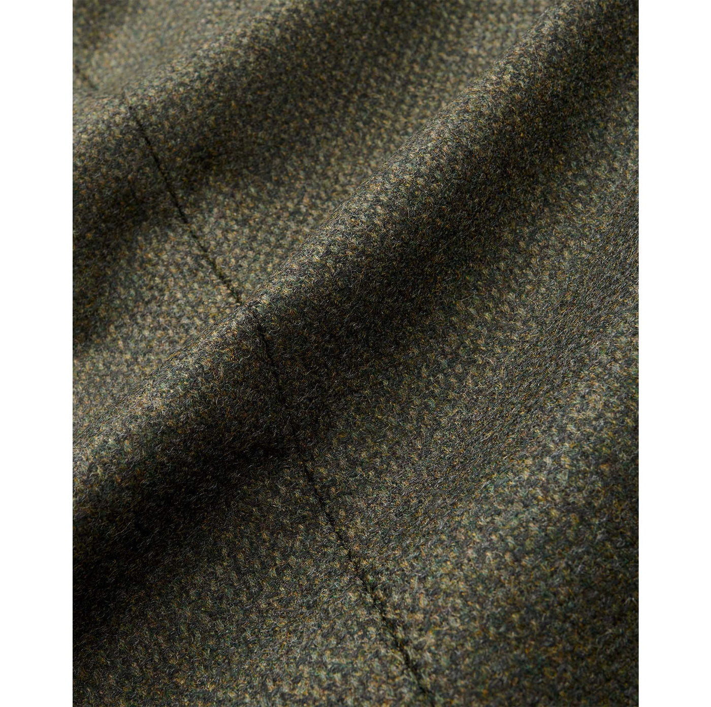 Luciano Barbera Single Breasted Sartorial Jacket – Rustic Green Tick Weave