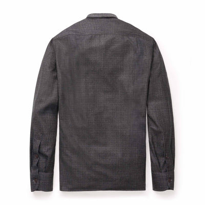 Lightweight Wool Overshirt - Charcoal