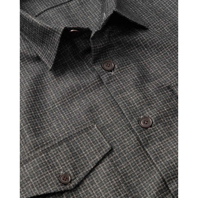 Lightweight Wool Overshirt - Charcoal