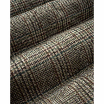 Luciano Barbera Plaid Quilted Vest - Tan & Check