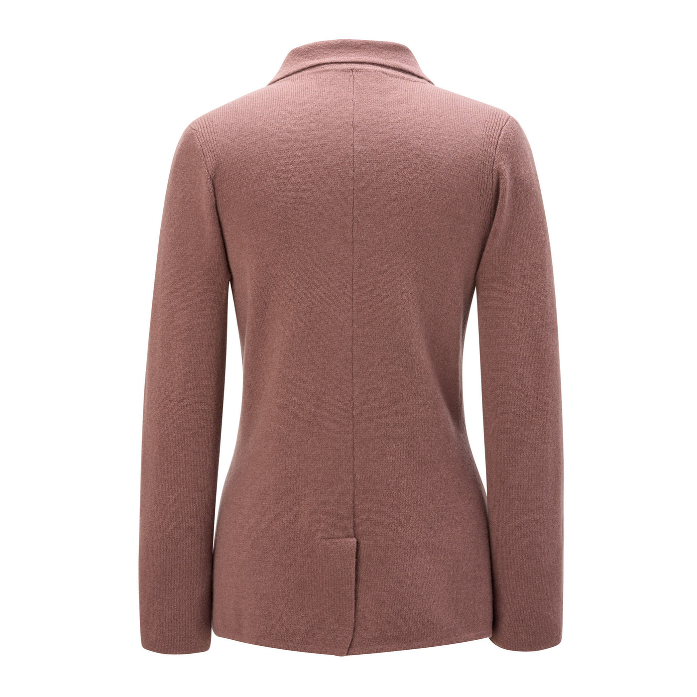 LUCIANO BARBERA Women's Notch Lapel Sweater Jacket - Plum