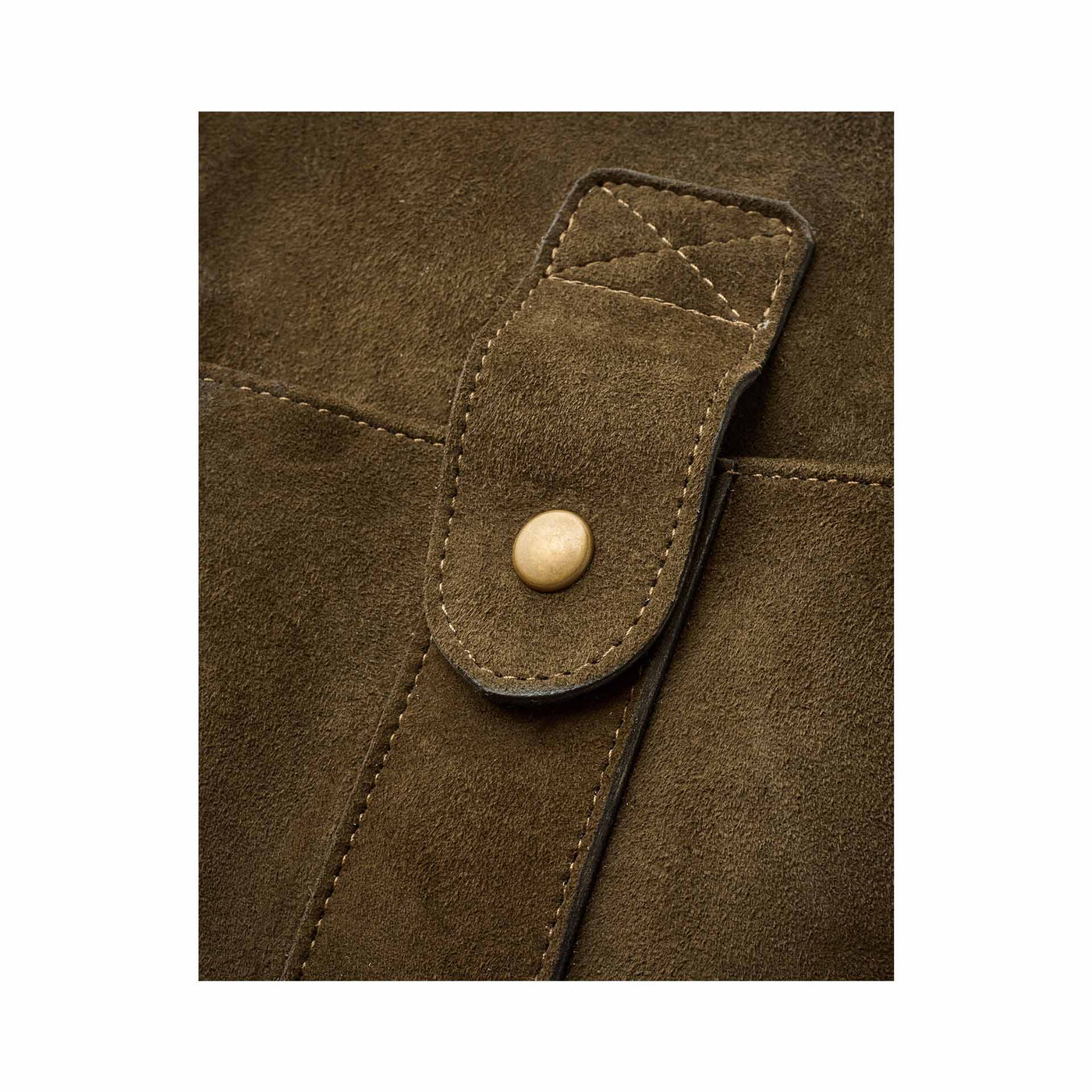 Suede Camper Bag - Green