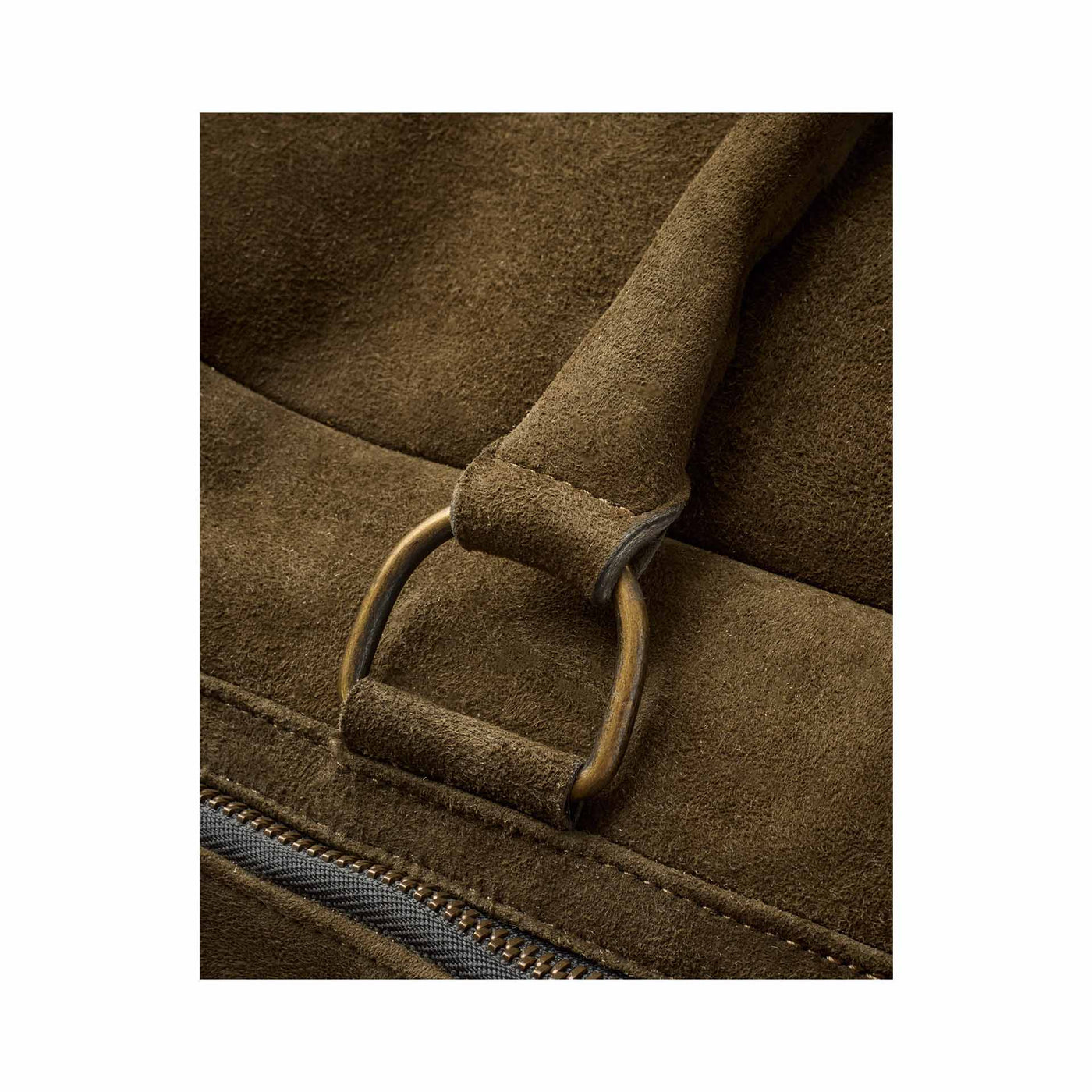 Suede Camper Bag - Green